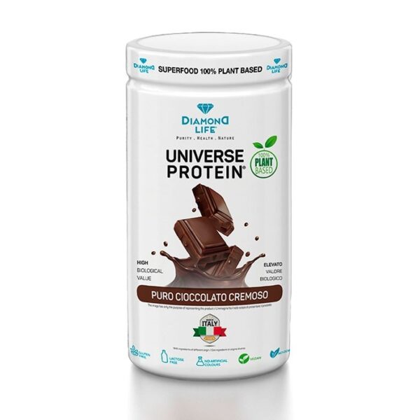 Universe Proteine gusto cioccolato, integratore naturale da 500 grammi